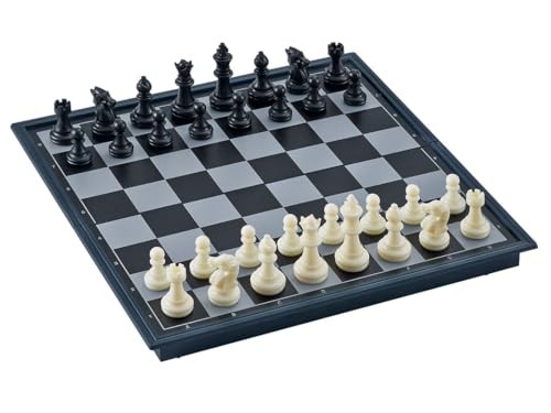 Cayro - Chess - Checkers - Magnetic Backgammon - Portable and Compact 3 in 1 Game - Classic Board Game to Play for Family - from 7 Years