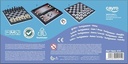Cayro - Chess - Checkers - Magnetic Backgammon - Portable and Compact 3 in 1 Game - Classic Board Game to Play for Family - from 7 Years