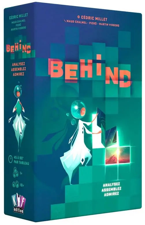 Behind