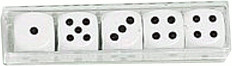Set de 5 dés