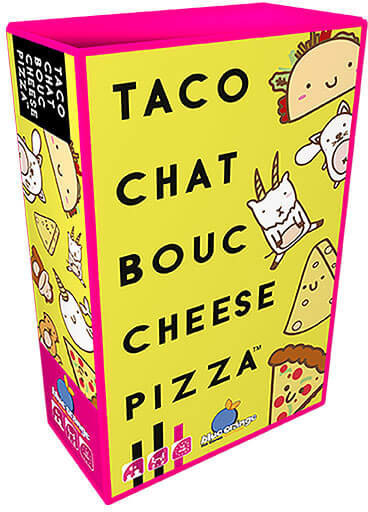 Taco chat bouc cheese pizza