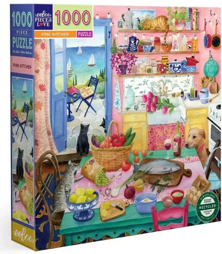 Puzzle - Pink Kitchen – 1000 pièces