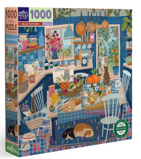 Puzzle - Blue Kitchen - 1000 Pièces